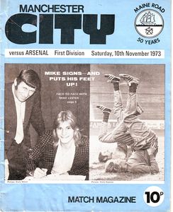 Manchester City v Arsenal 1973/74